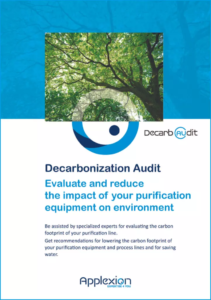 Decarbonization Audit. Evaluate and reduce the impact of your purification equipment on environment.