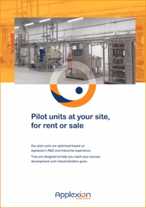 Pilot units at your site for rent or sale