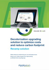 Decolorization upgrading solution to optimize costs and reduce carbon footprint