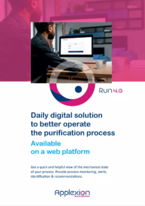 Daily digital solution to better operate the purification process