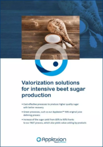 Valorization solutions for intensive beet sugar production