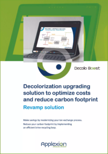 Decolorization upgrading solution to optimize costs and reduce carbon footprint