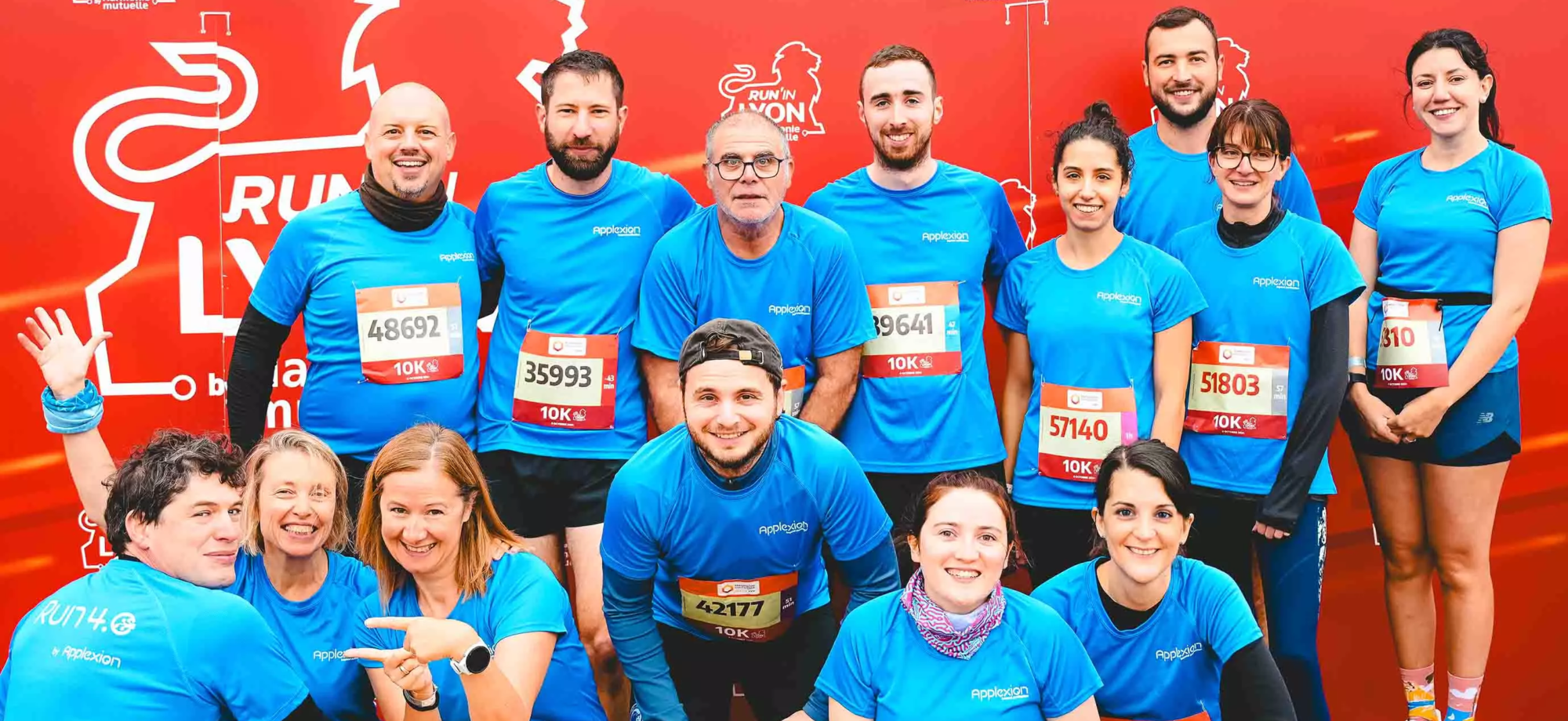 Applexion at the race “Run in Lyon”: when team spirit meets digital innovation!