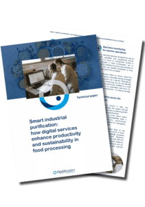 Smart industrial purification: how digital services enhance productivity and sustainability in food processing.