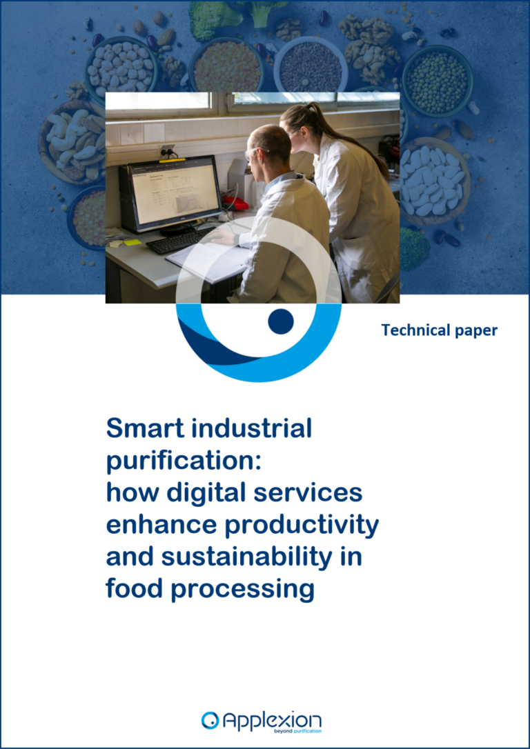 Smart industrial purification: how digital services enhance productivity and sustainability in food processing.
